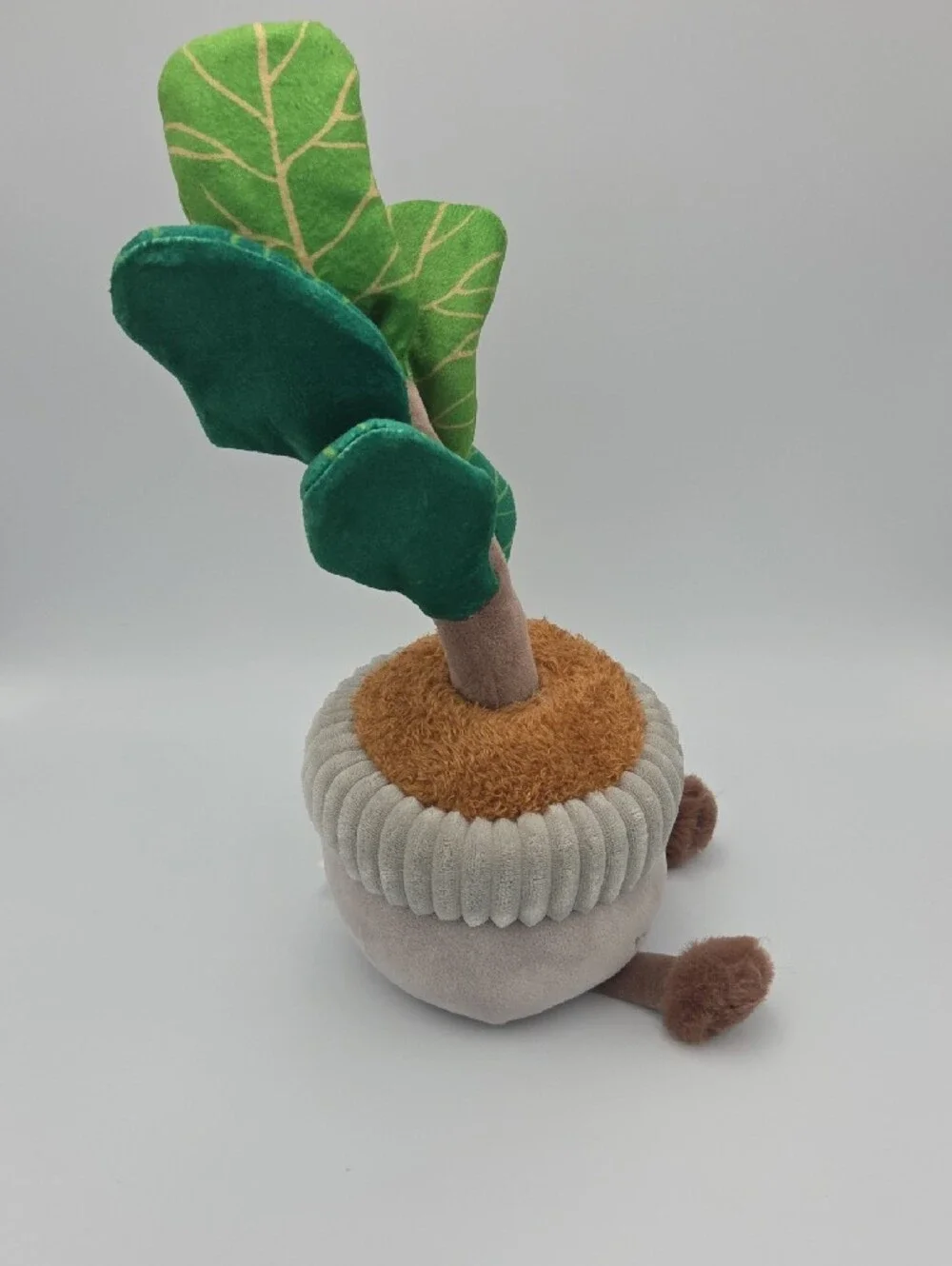 Russ Jazwares Greenhouse Fiddle Leaf Tree Plush Planter NWTs